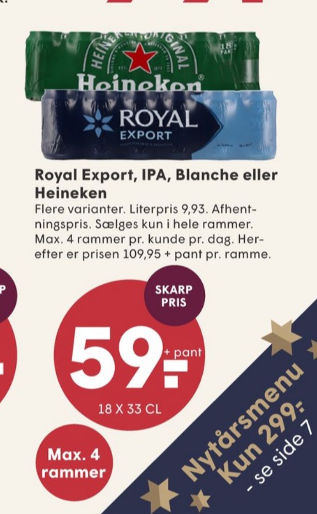 Royal Blanche, Øl 18 pk.
