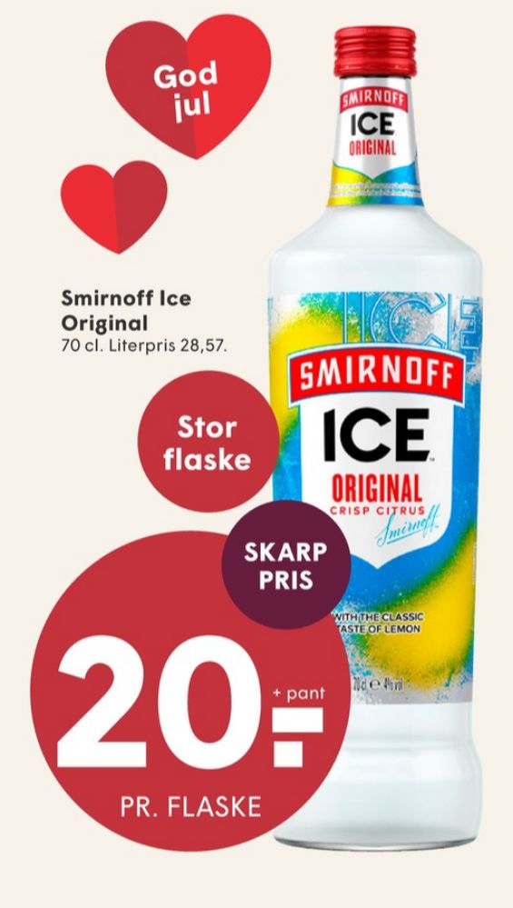 Smirnoff Ice Crisp Citrus, Vodka