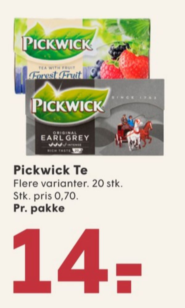 Pickwick, Tebreve