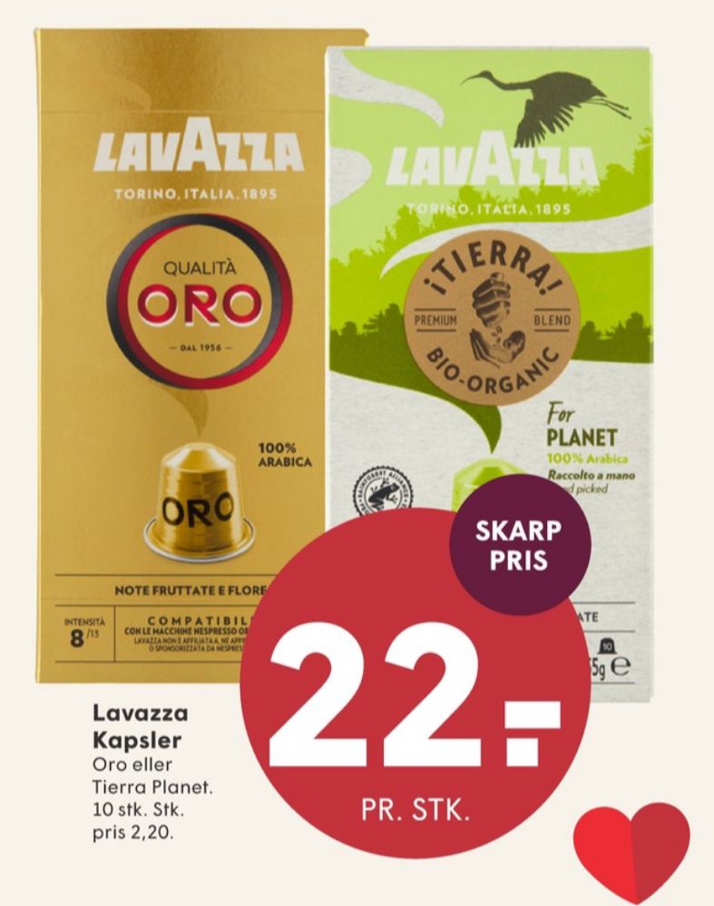 LavAzza Tierra For Planet, Kaffekapsler