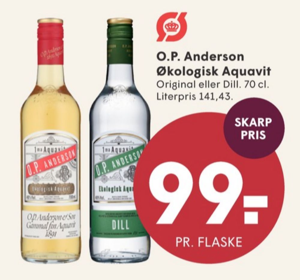 OP Anderson Dill, Akvavit