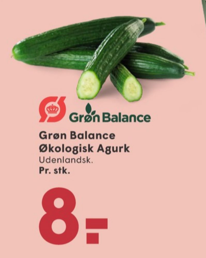Grøn Balance, Agurk