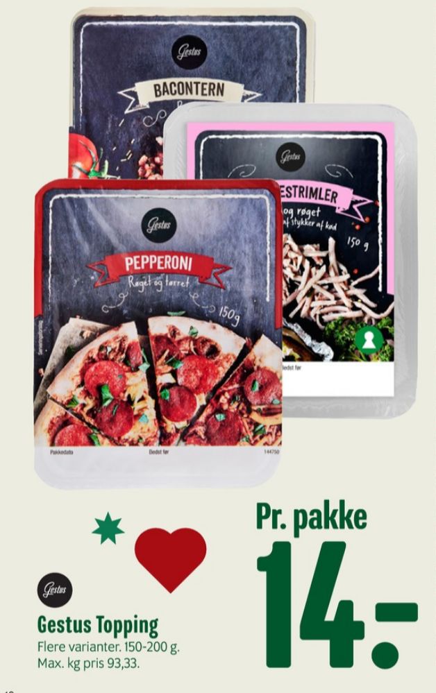 Gestus, Pepperoni