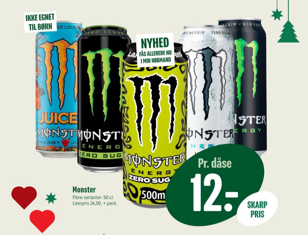Monster Energy, Energidrik