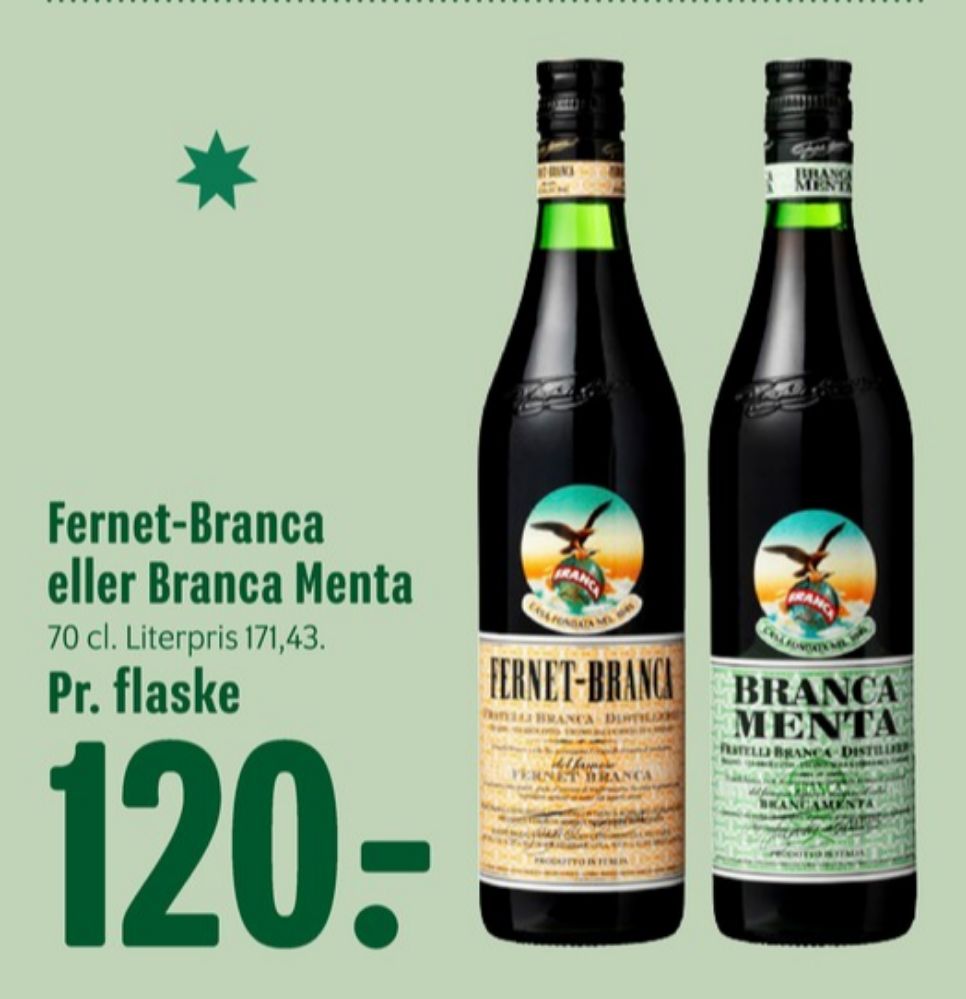 Fernet Branca Brancamenta, Bitter