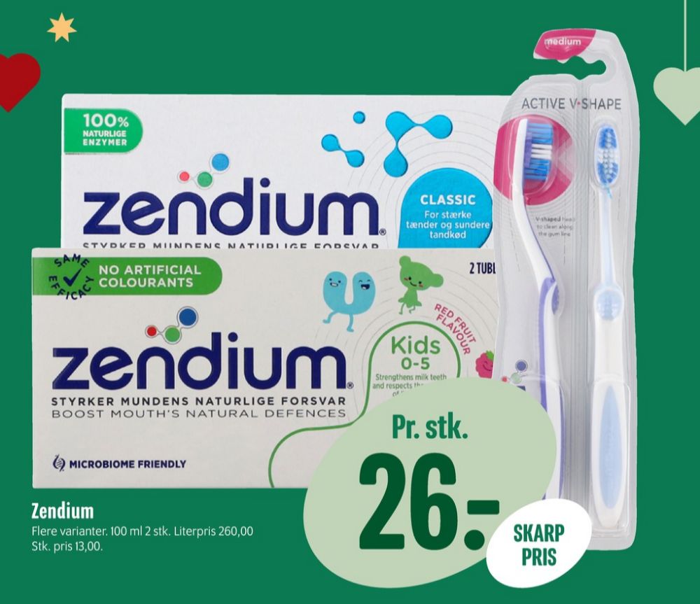 Zendium, Tandbørste