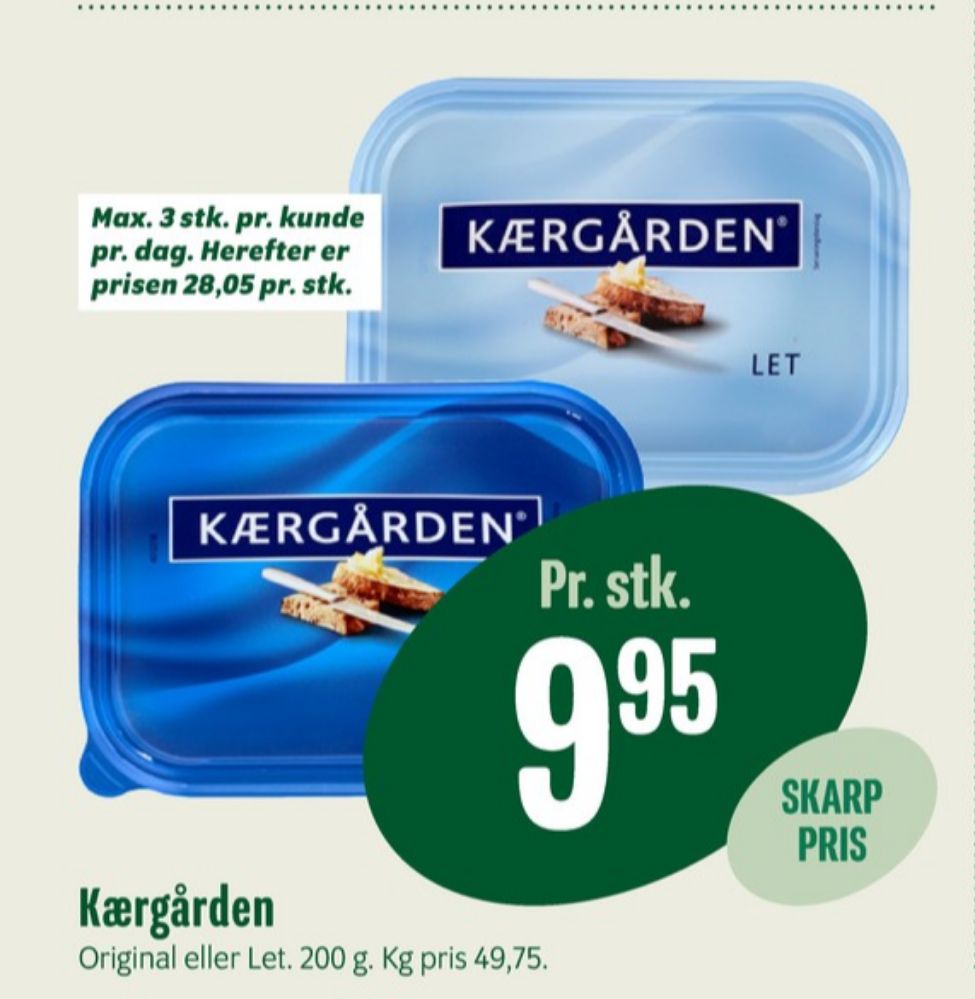 Kærgården, Smørbar