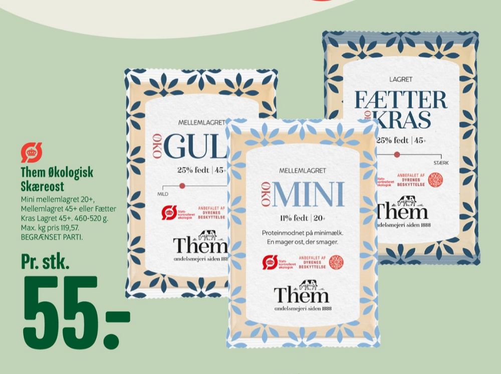 Them Ost, Skæreost Fætter Kras lagret