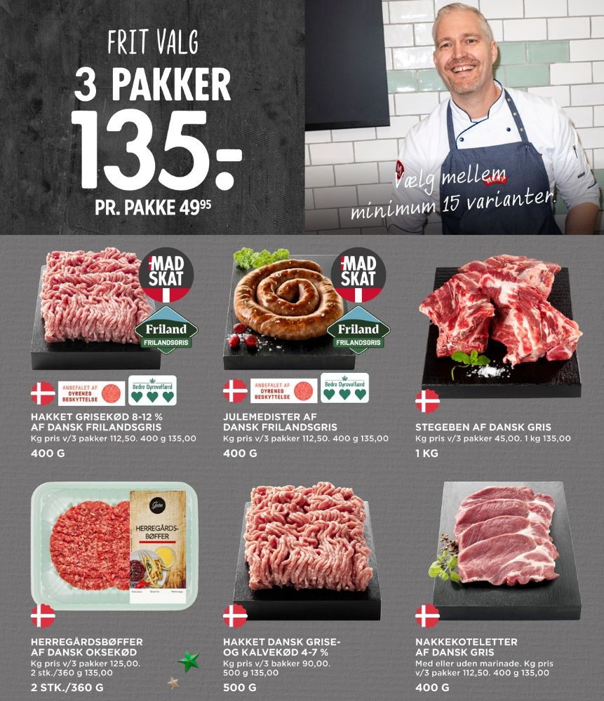 FRILAND Frilandsgris, Medister