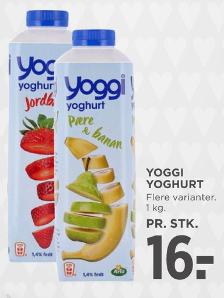 Yoggi, Pære & Banan Yoghurt 