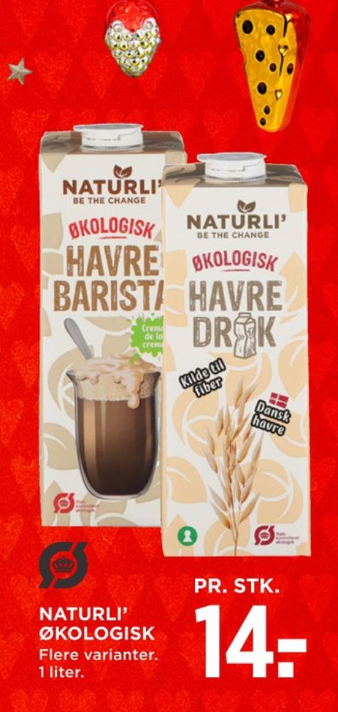 Naturli' Oat Barista, Havredrik