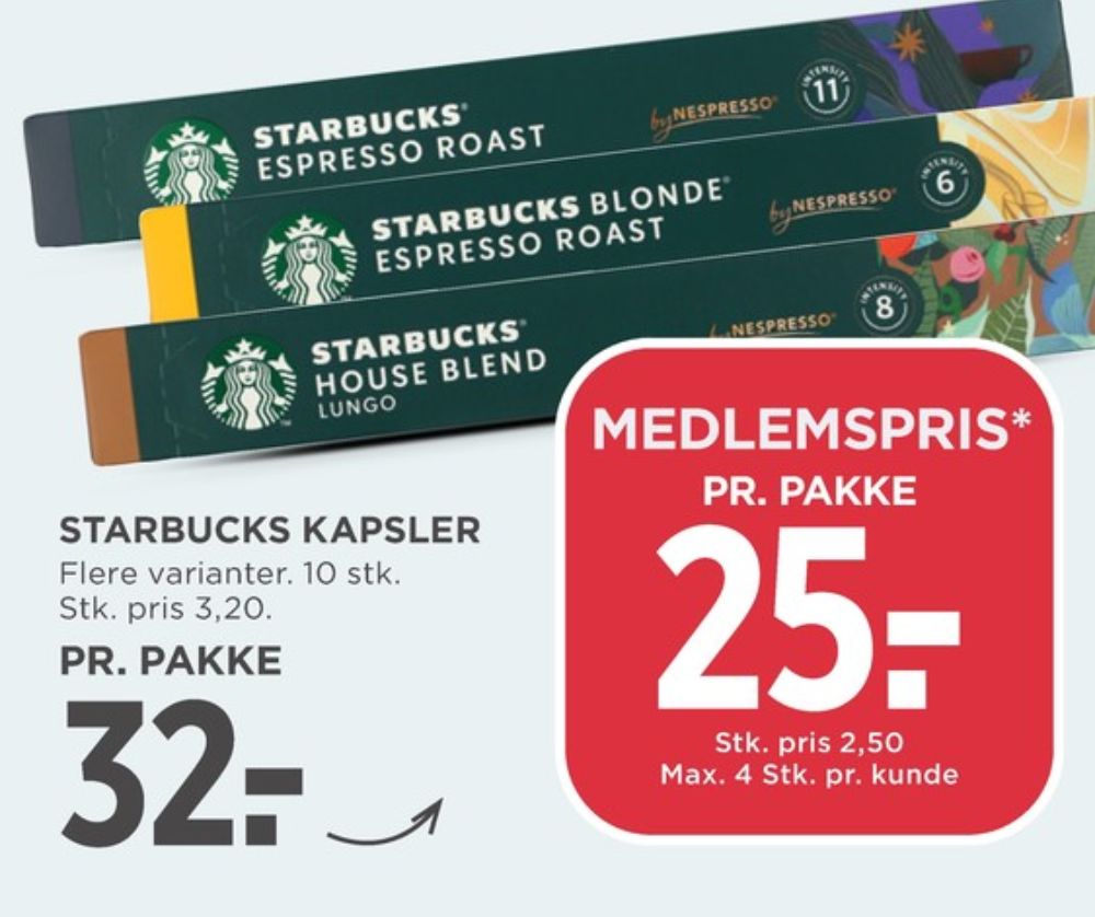 Starbucks Espresso Roast, Kaffekapsler