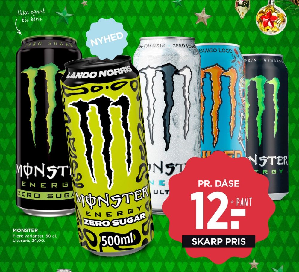 Monster Energy, Energidrik