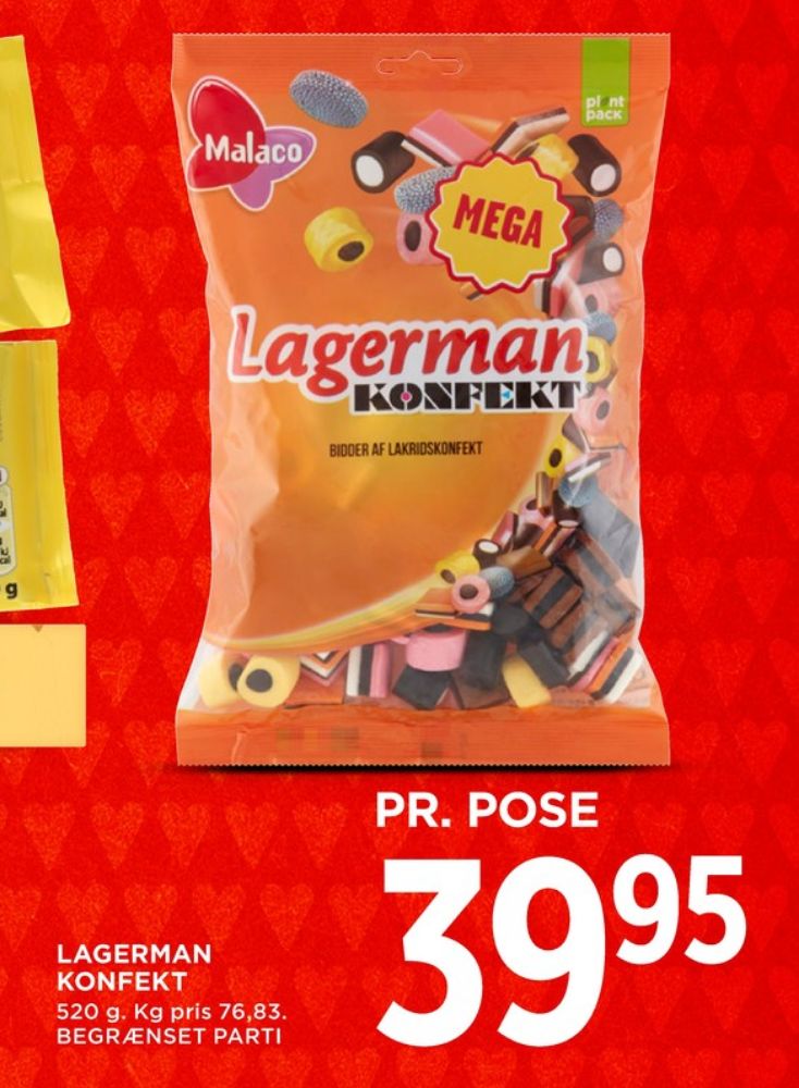Malaco Lagerman Konfekt, Lakridskonfekt