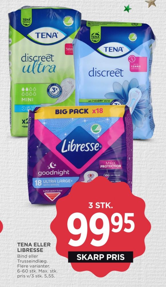 Libresse, Trusseindlæg