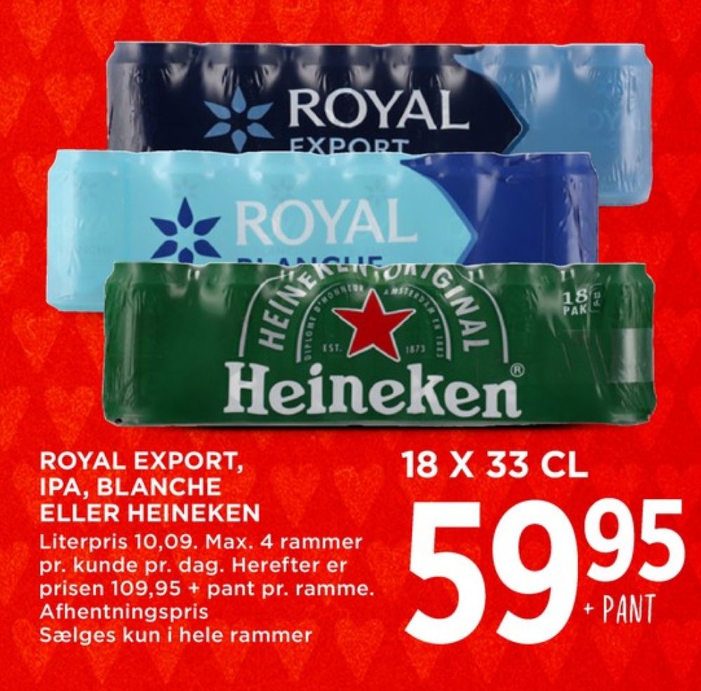 Royal Blanche, Øl 18 pk.