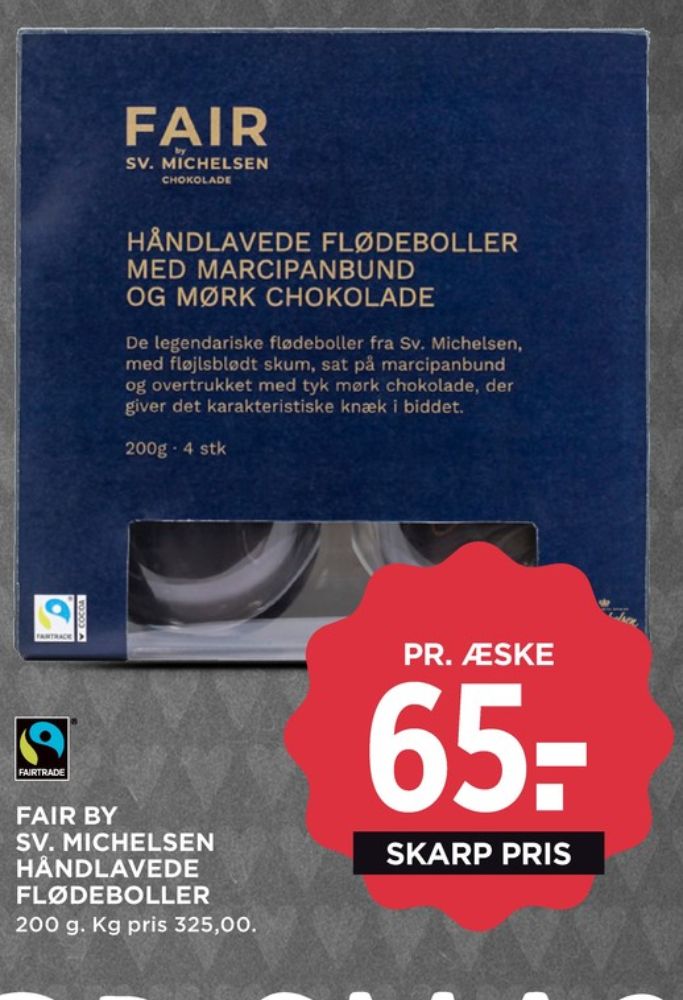 Sv Michelsen Chokolade Fair, Flødeboller