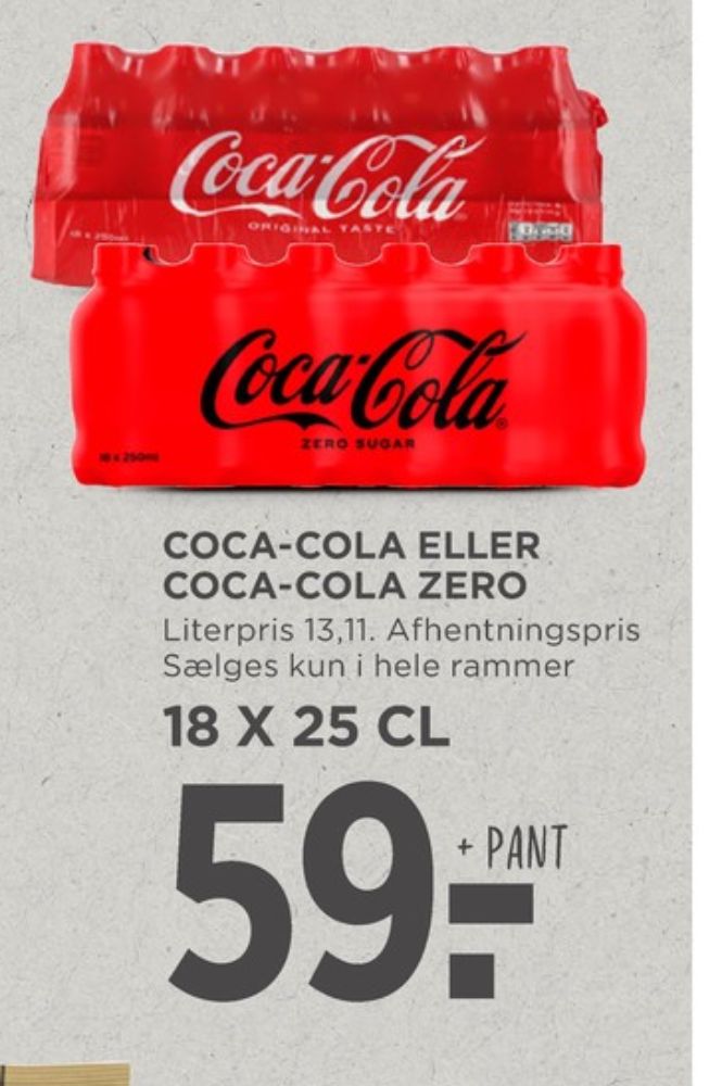 Coca Cola, Cola 18 pk.