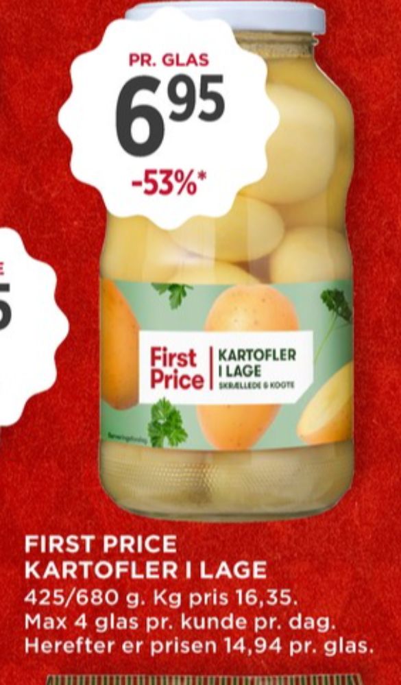 First Price, Kartofler