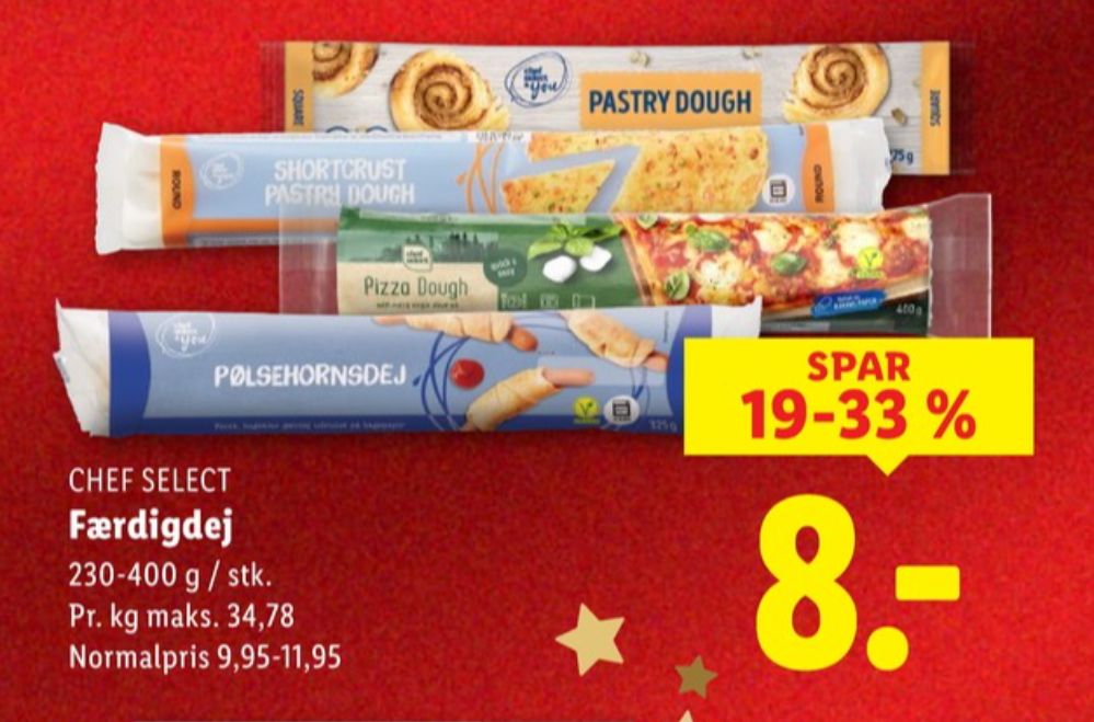 Chef Select, Pizzadej