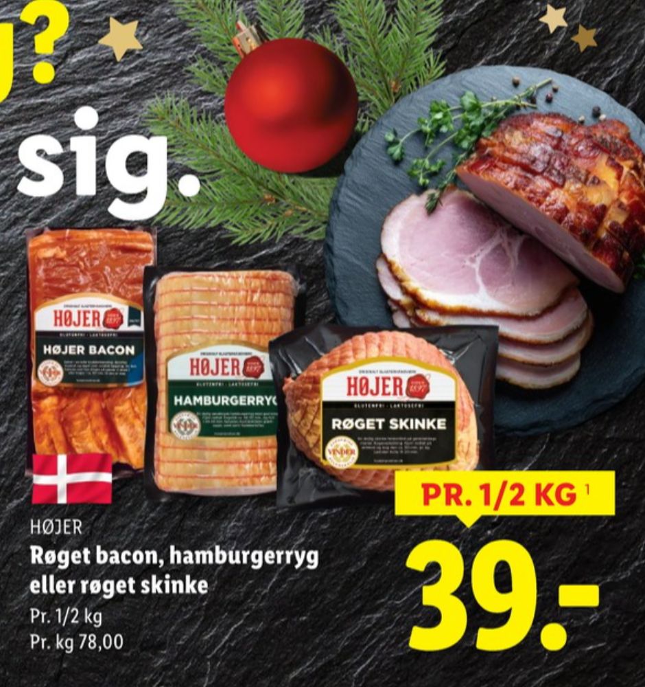 Højer Pølser, Bacon