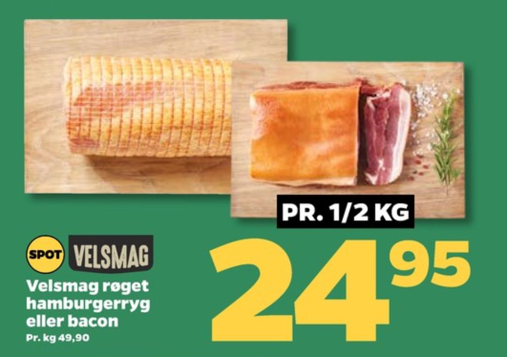 Velsmag, Bacon