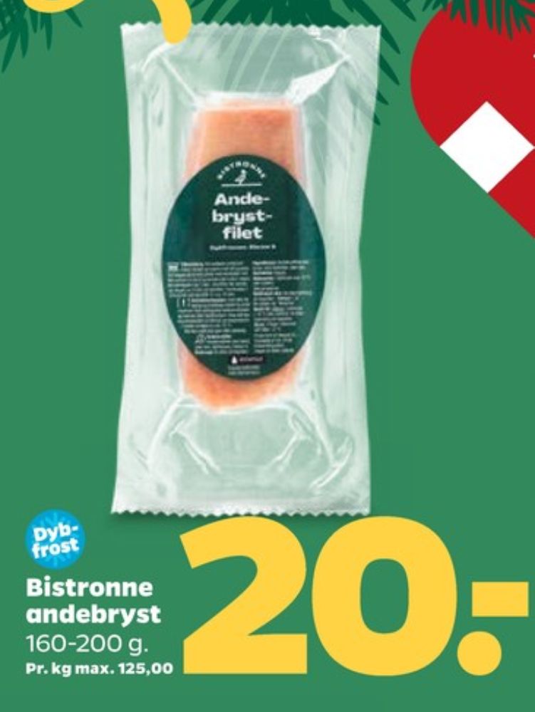 Bistronne, Andebryst