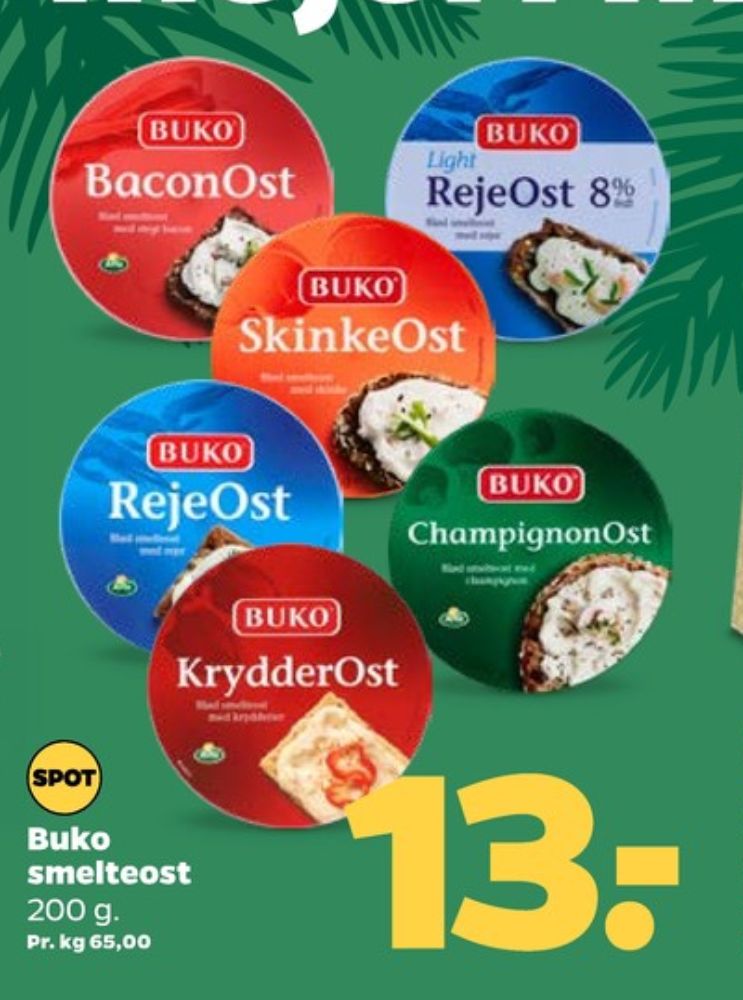 Buko Smelte, Smøreost Baconost