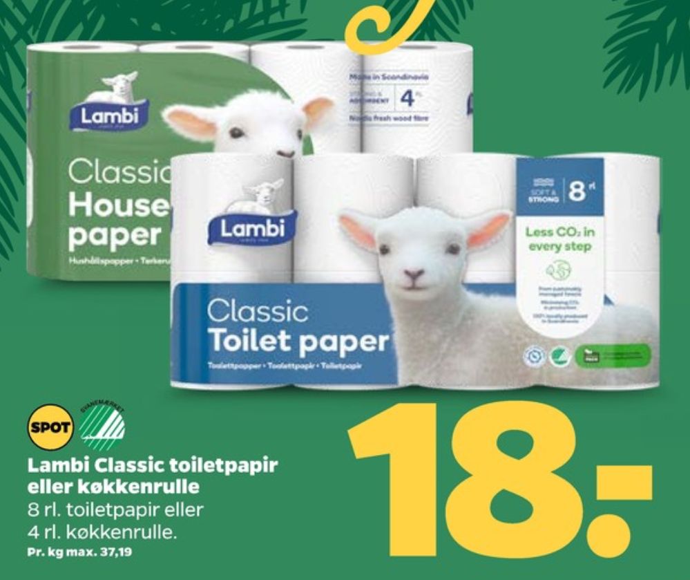 Lambi Classic, Toiletpapir