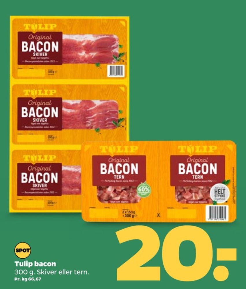 Tulip, Baconskiver