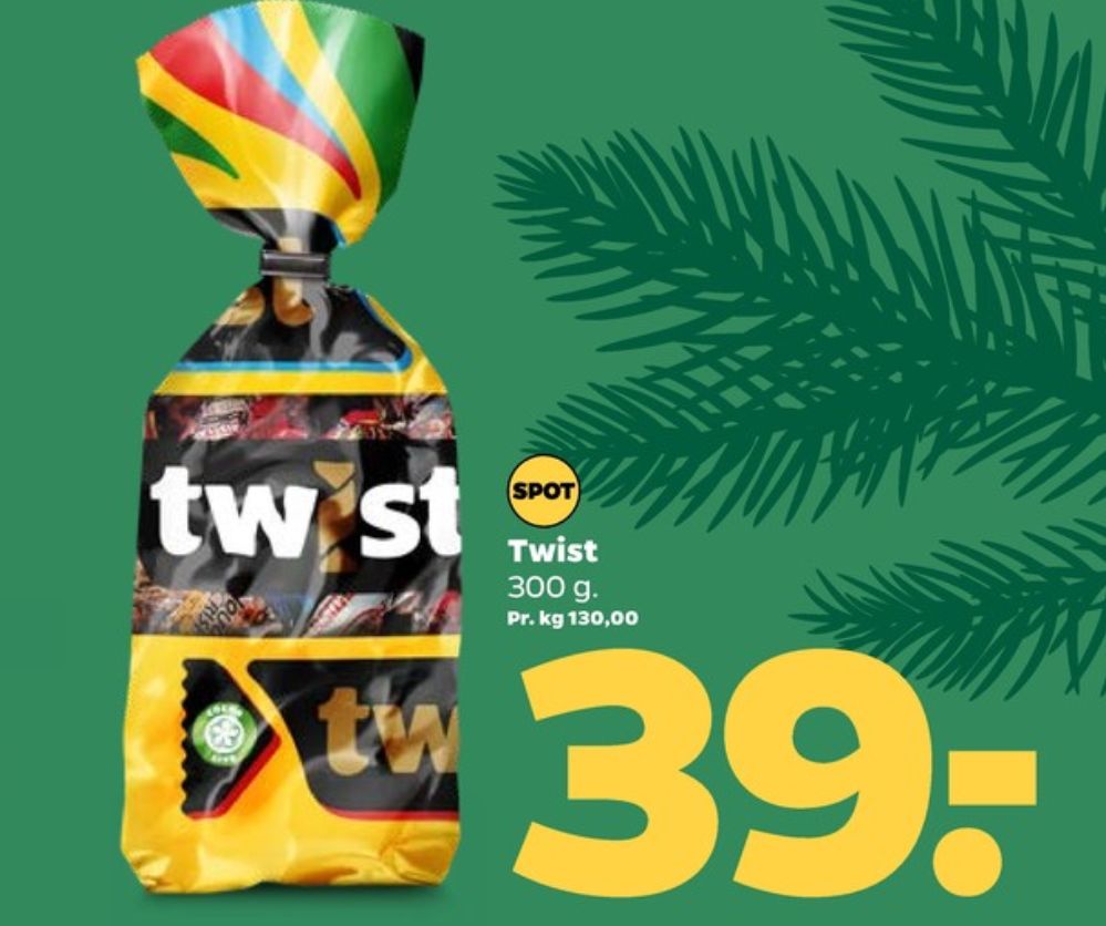 Twist, Dessertchokolade