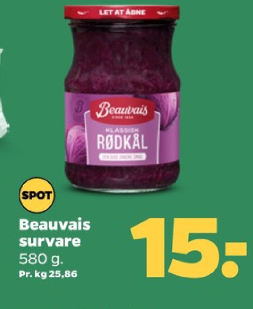 Beauvais, Rødkål-syltet