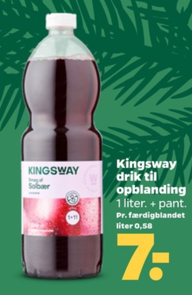 Kingsway, Solbær Frugtdrik