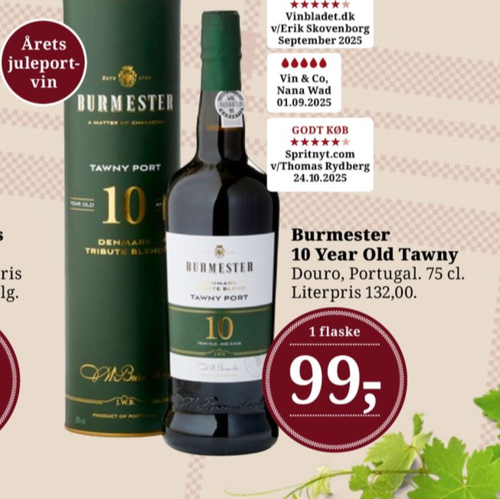 Burmester  10 YO Tawny, Portvin