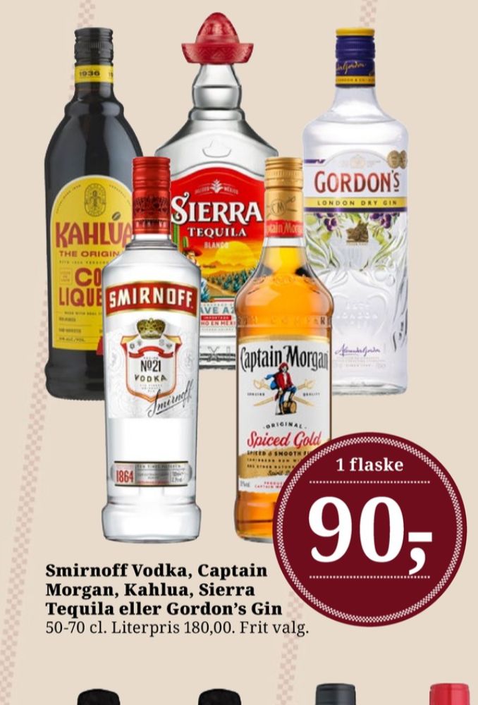 Smirnoff, Vodka
