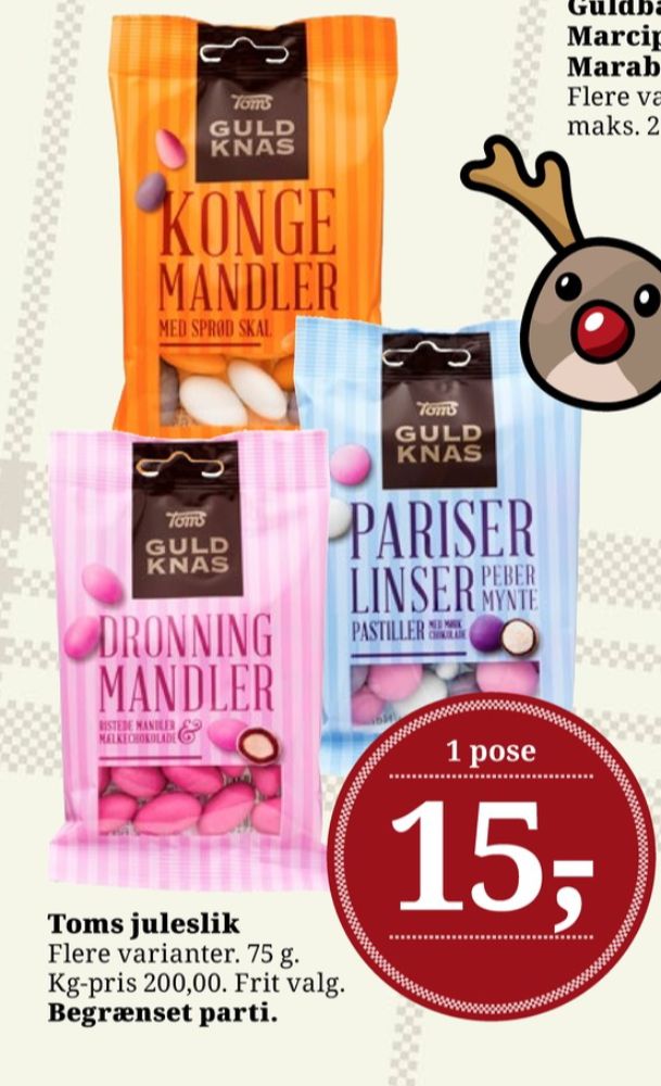 Toms Guldknas, Dragée Pariserlinser