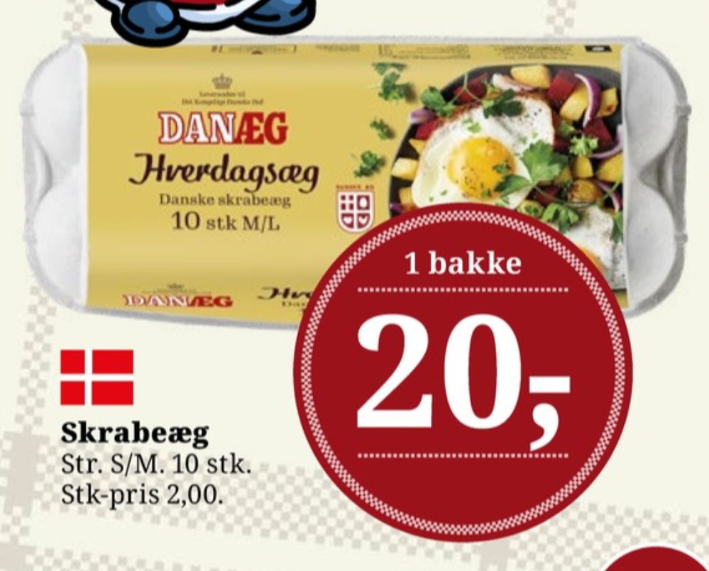 Danæg, Hverdagsæg M/L