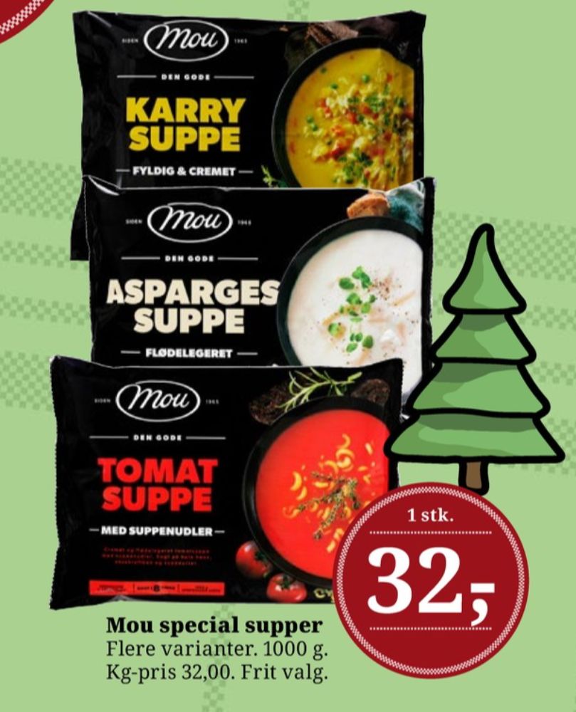 Mou, Aspargessuppe