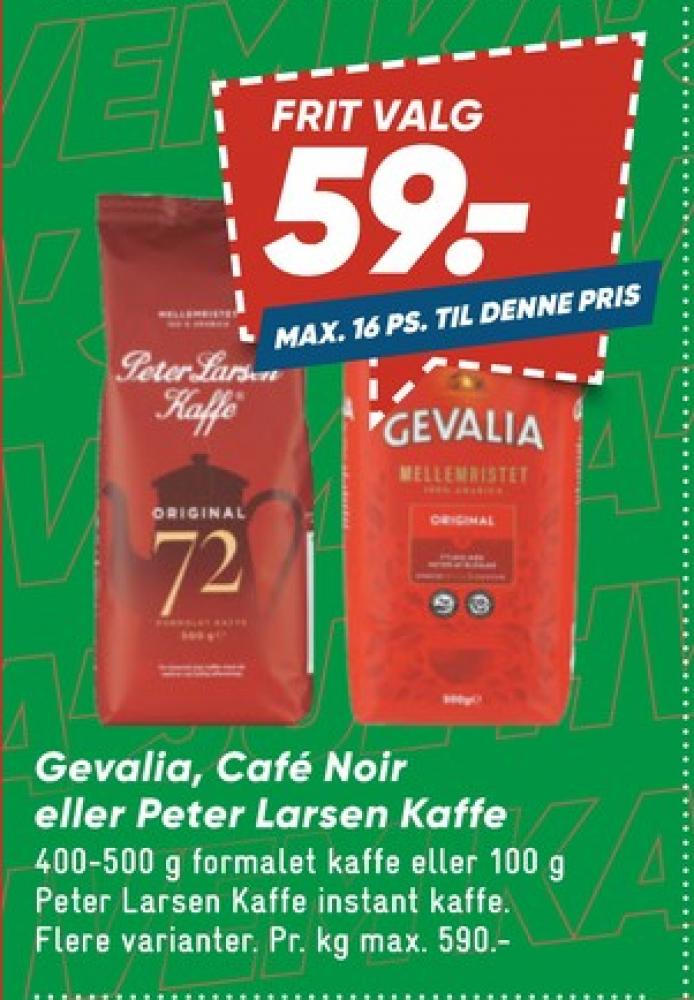 Peter Larsen Blanding 72, Kaffe Formalet