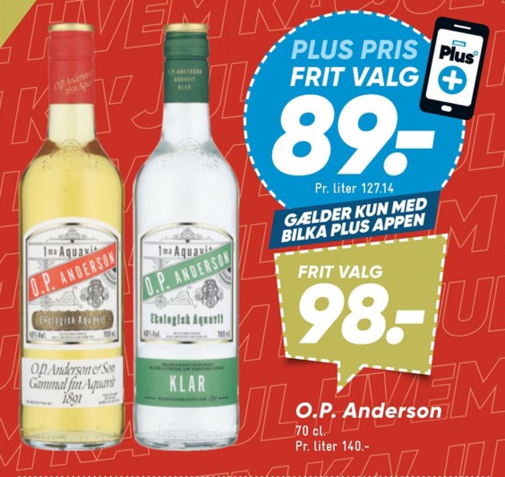 OP Anderson Original, Akvavit