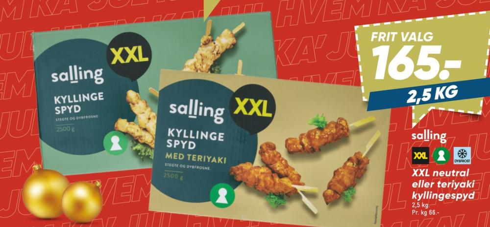 Salling, Kyllingespyd med Teriyaki