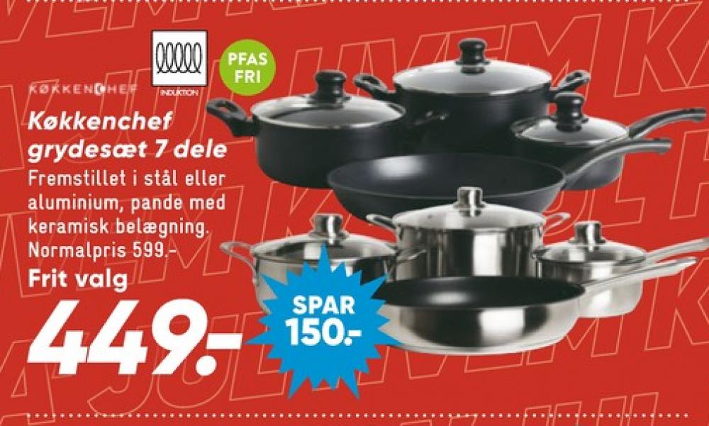 KøkkenChef, Grydesæt