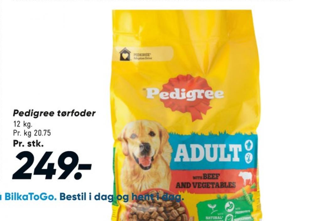 Pedigree, Hundefoder