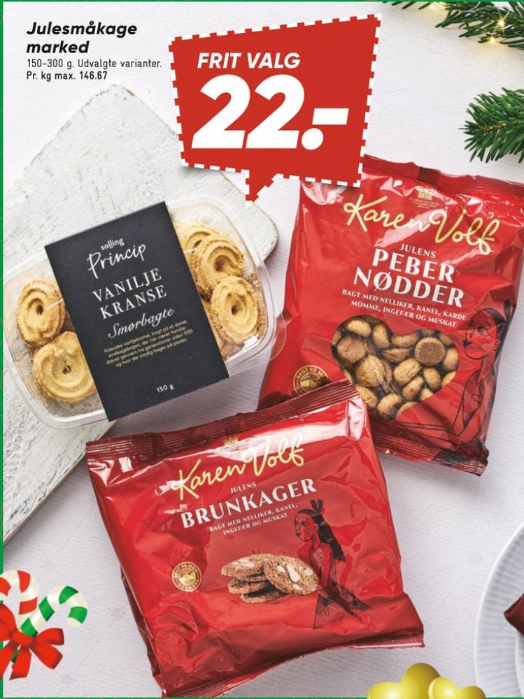 Salling Princip, Vaniljekranse