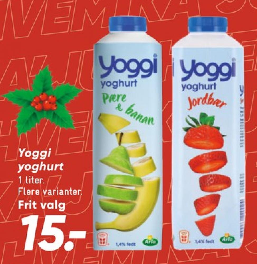 Yoggi, Pære & Banan Yoghurt 