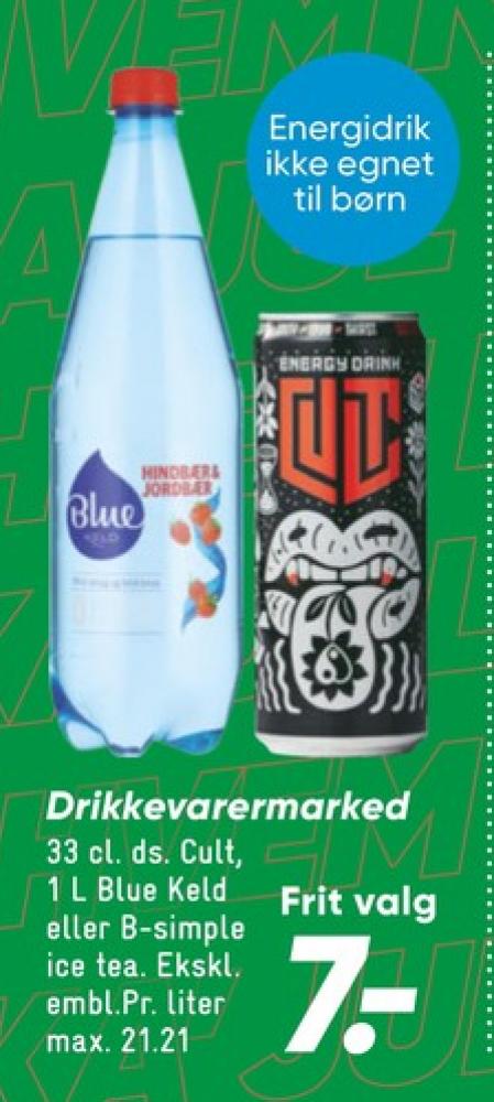 Cult Energy, Energidrik