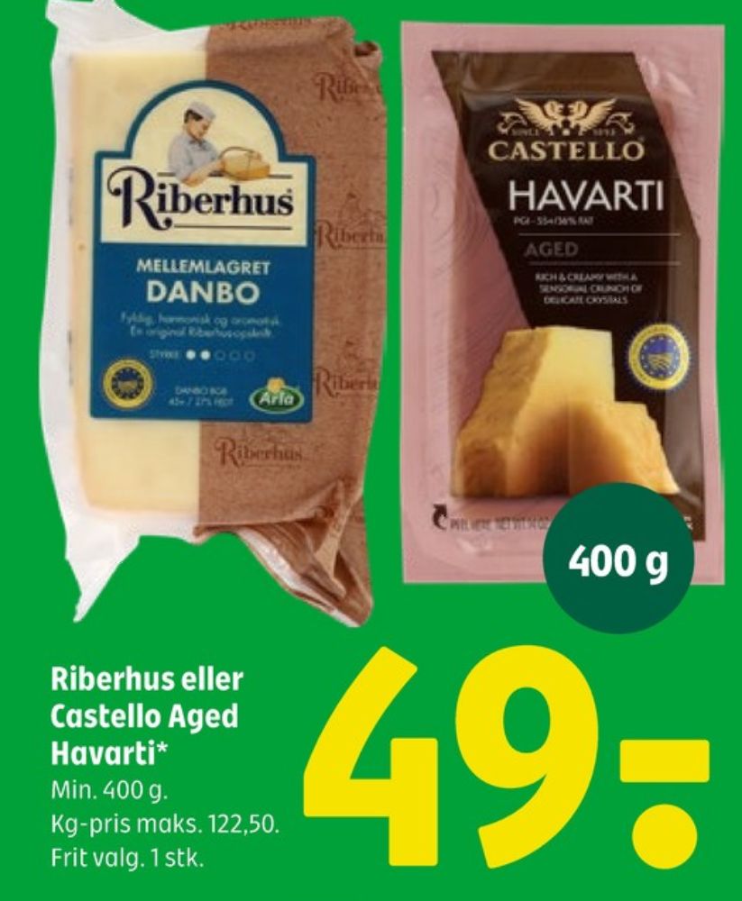 Riberhus, Skæreost Danbo Mellemlagret