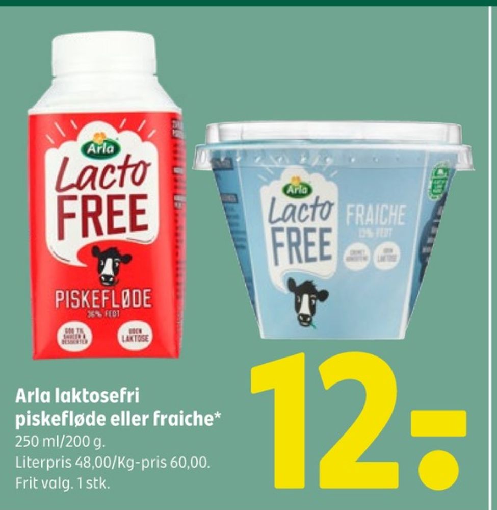Arla Lacto FREE, Piskefløde