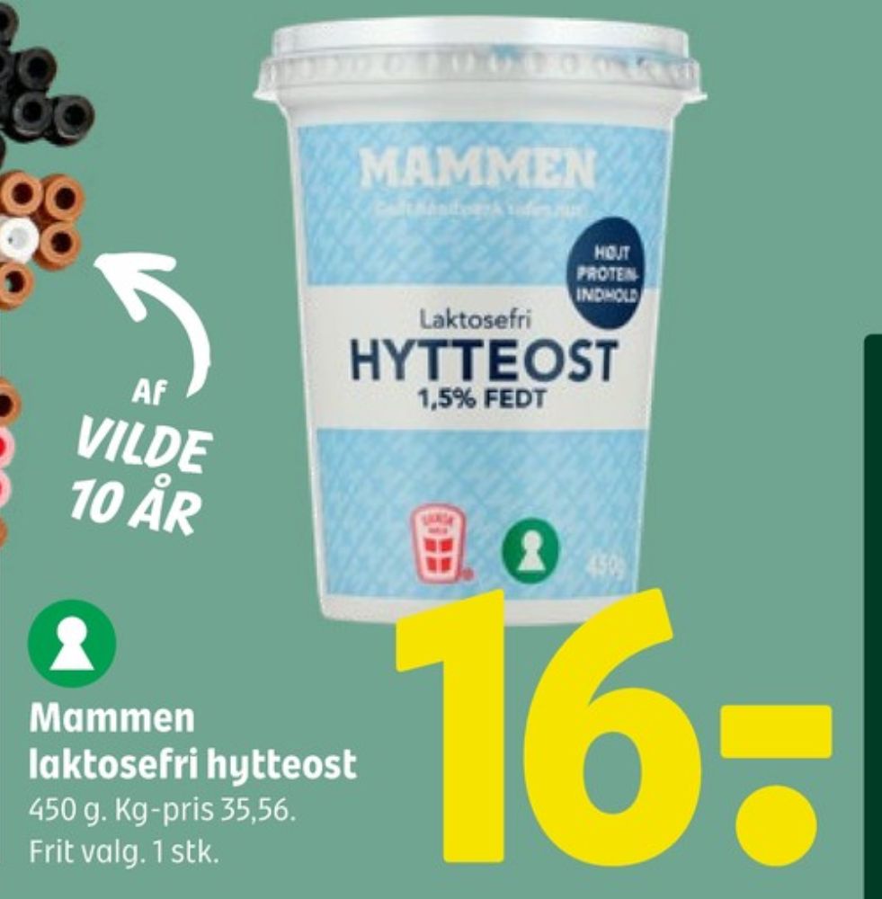 Mammen, Hytteost 1,5%