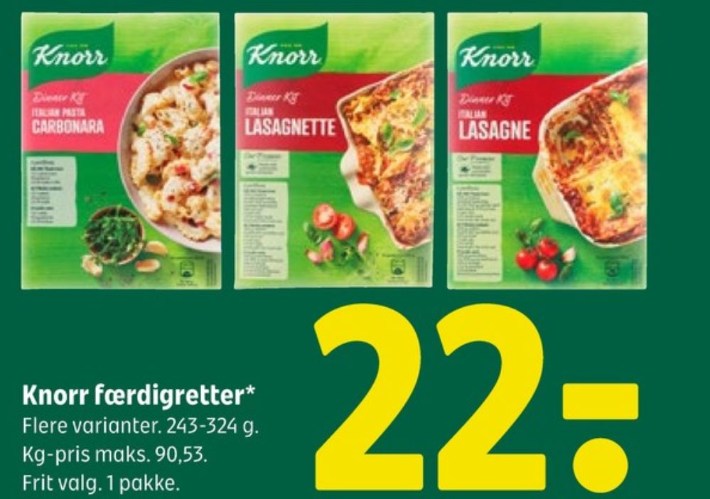 Knorr Dinner Kitt, Italian Lasagnette